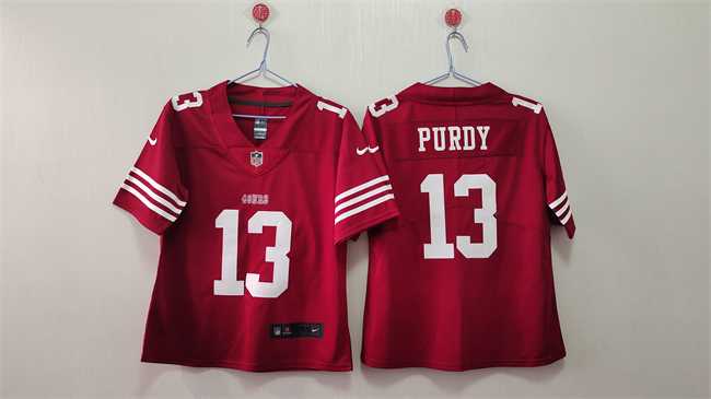 Women's San Francisco 49ers #13 Brock Purdy Red Vapor Stitched Jersey,We sell and wholesale Women's San Francisco 49ers #13 Brock Purdy Red Vapor Stitched Jersey on line form chian!